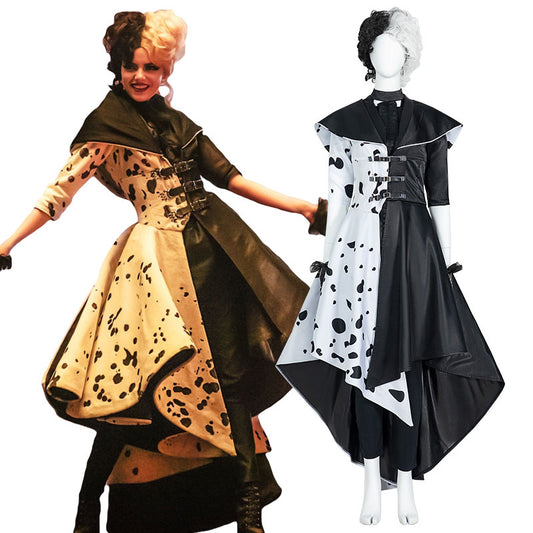 Disney Movie Cruella de Vil Halloween Cosplay Costume – Gcosplay