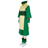 Avatar The Last Airbender Toph Beifong Green Cosplay Costume