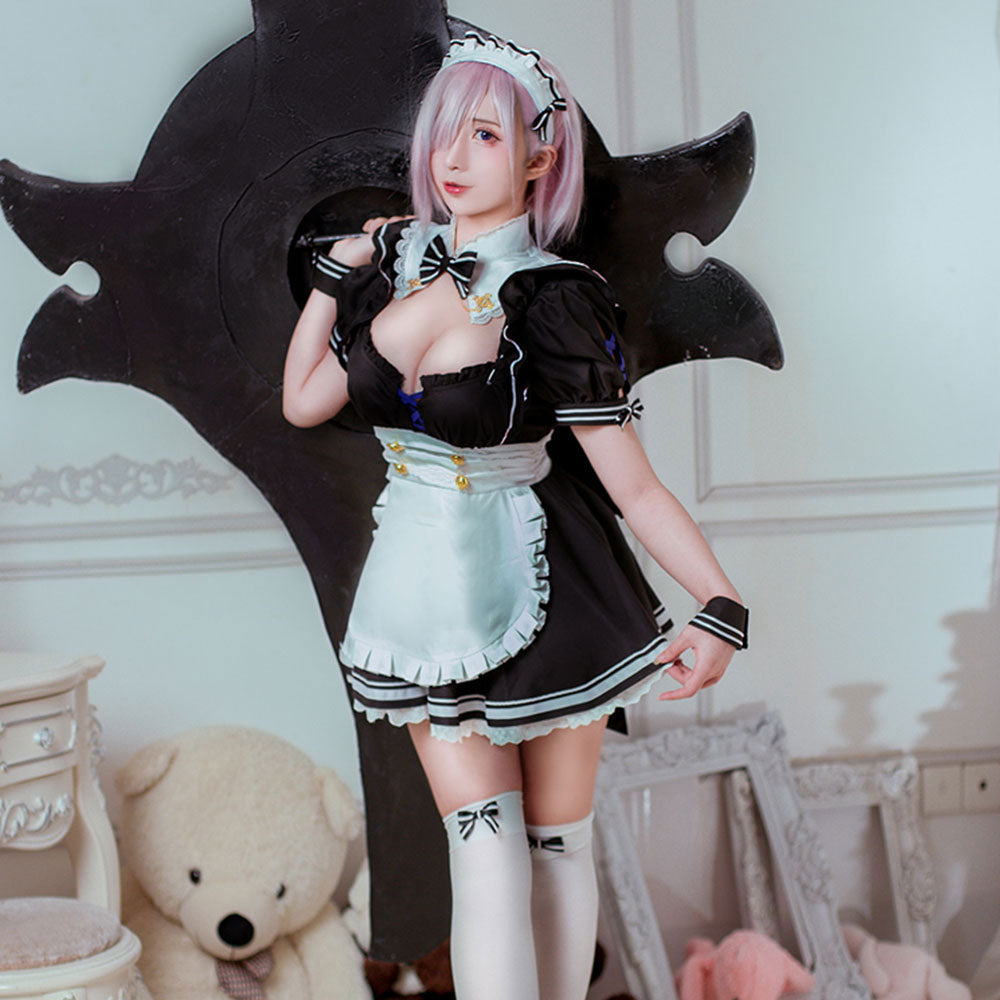 Fate Grand Order Mash Kyrielight 2020 Maid Cosplay Costume Gcosplay 6442