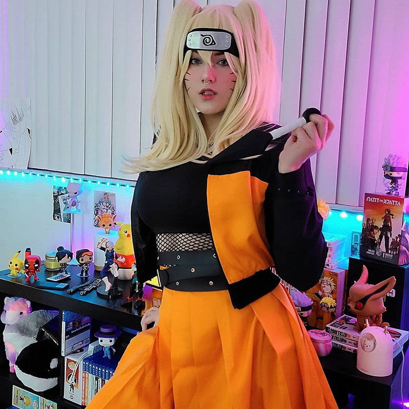 Female Uzumaki Naruto From Naruto Halloween Cosplay Costume Gcosplay 