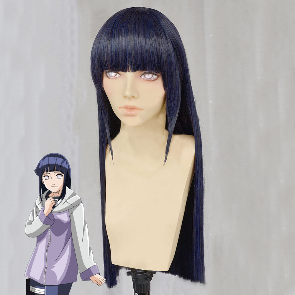 Hinata Hyuga From Naruto Halloween Blue Cosplay Wig Gcosplay 