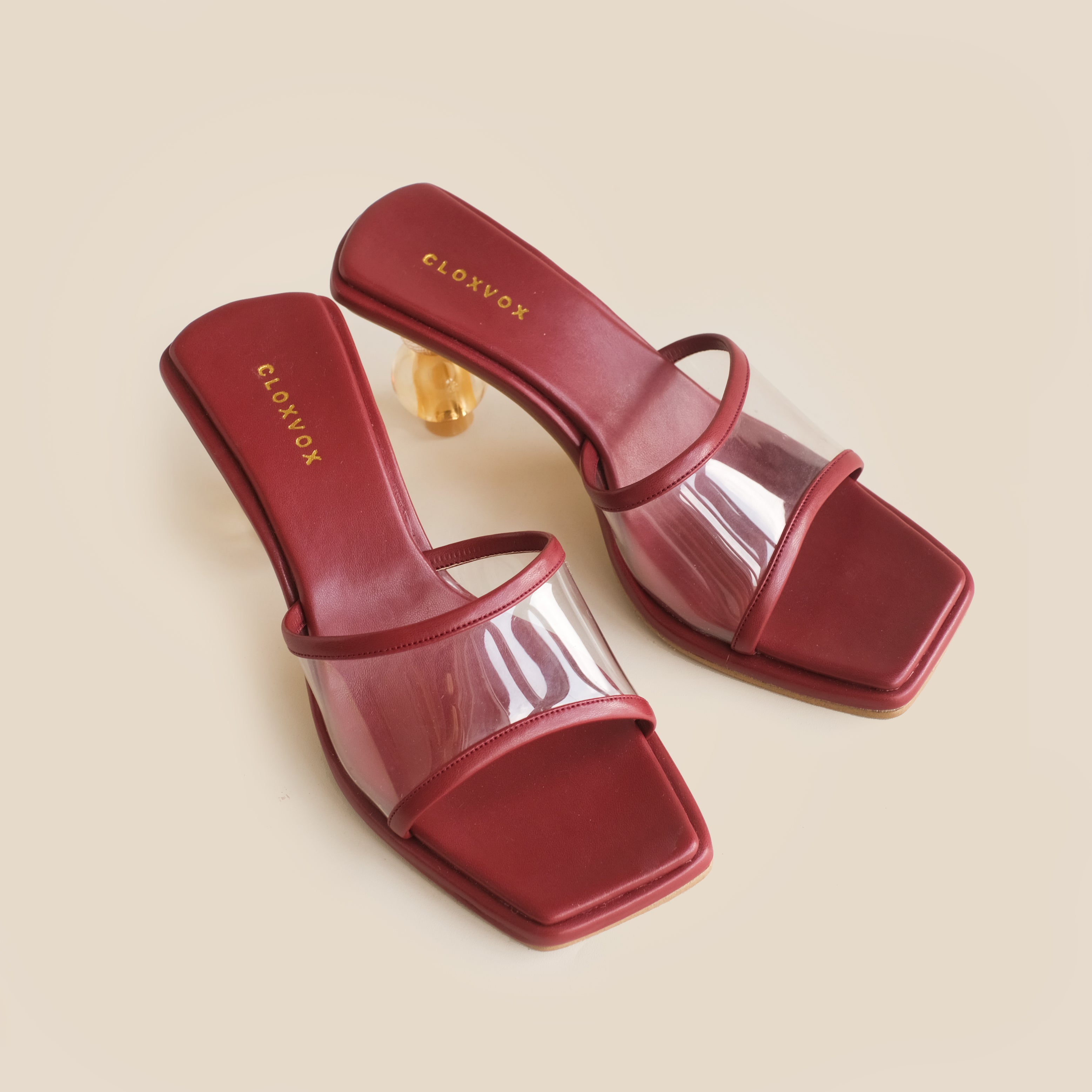 Clarice Heels | Red – CLOXVOX