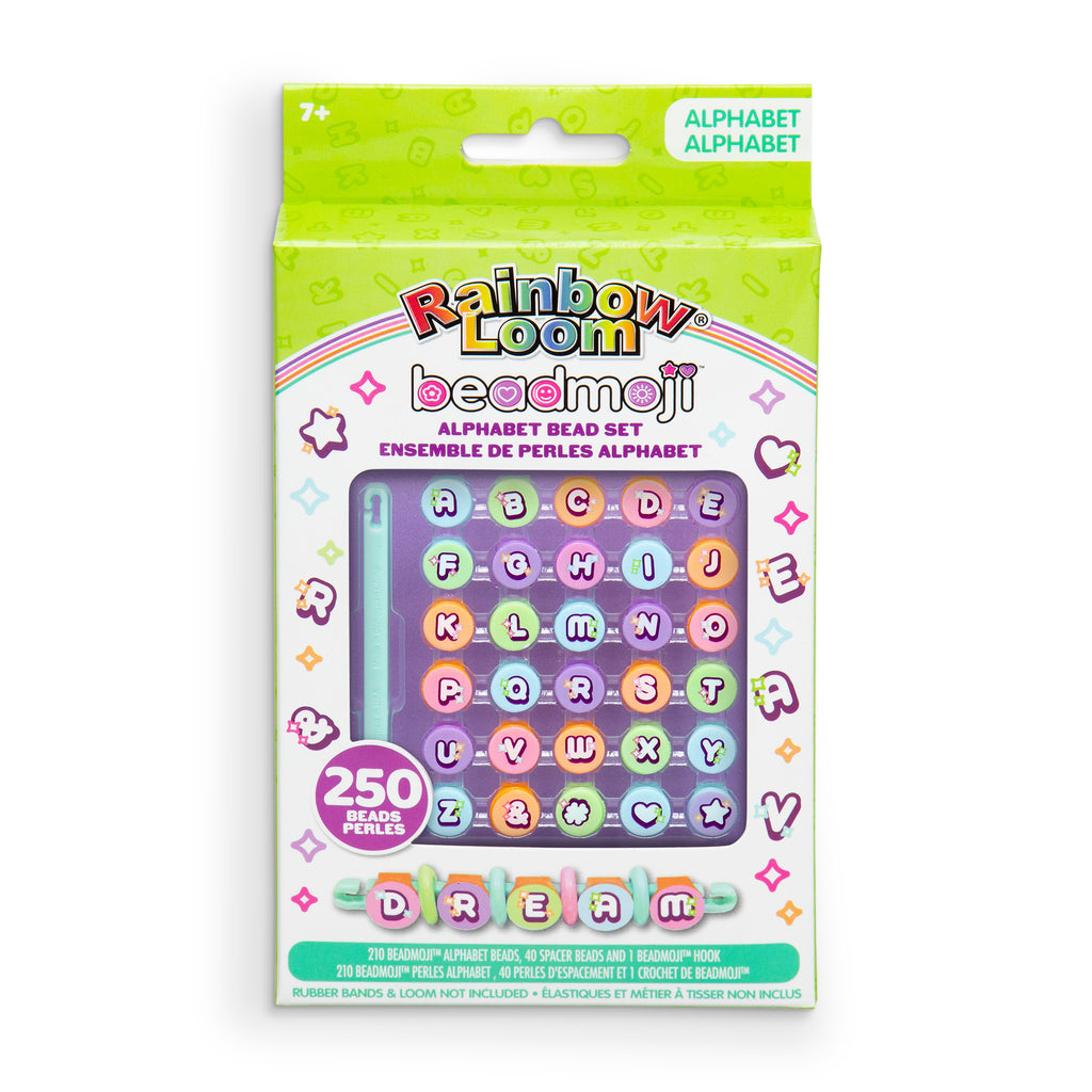  Rainbow Loom: Beadmoji Deluxe - DIY Rubber Band & Bead Bracelet  Kit - Includes 2200 Bands & 340 Beads, Design & Create, Ages 7+ :  Everything Else
