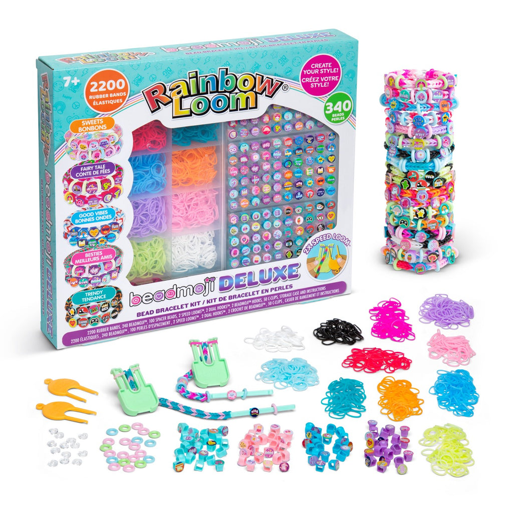 Amazon.com: Zhi kexin 3600+ Rubber Band Bracelet Kit, Loom Rubber Bands  Refill Set, Loom Bracelet Kit DIY Making Kit for Kids brithday gifts