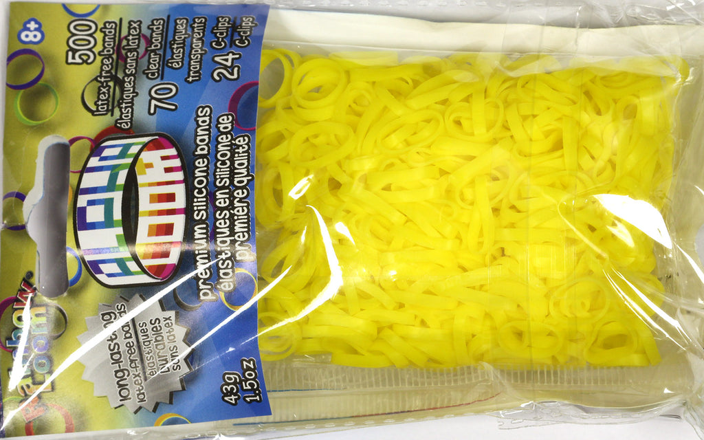 Orange Rainbow Loom ALPHA Bands Refill. 570 Bands & C-clips. Guaranteed  Authentic. Latex-free. 