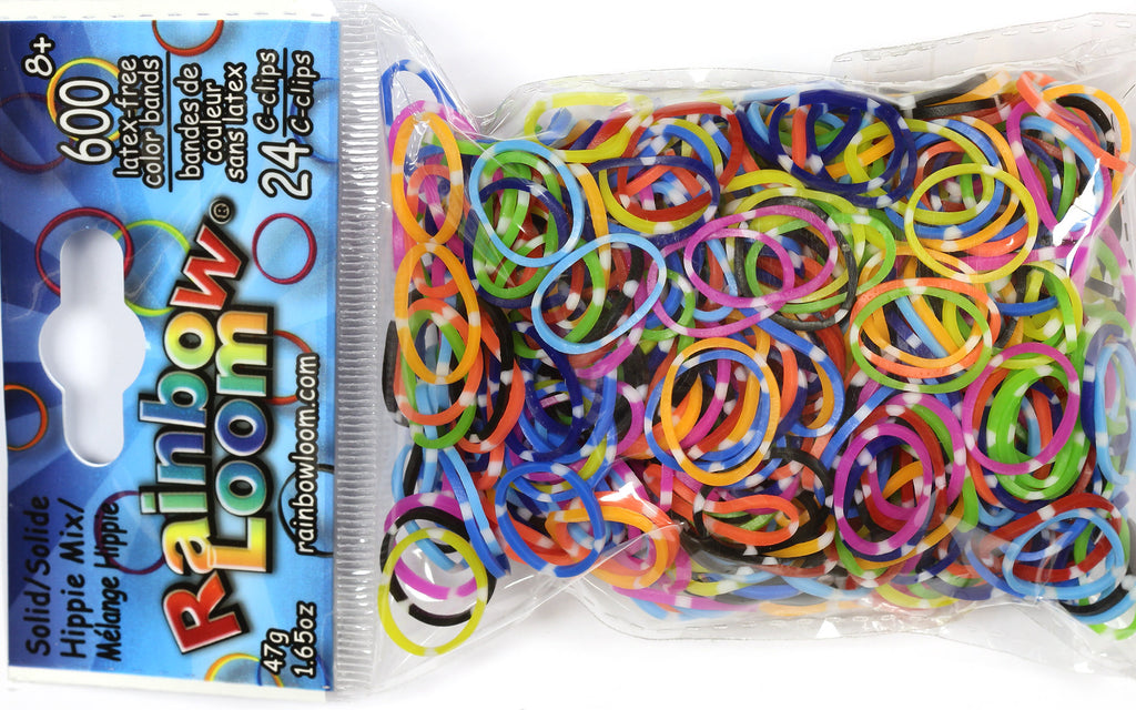 Rainbow Loom Jelly Mix Confetti Rubber Bands Refill Pack 600 Count Twistz  Bandz - ToyWiz