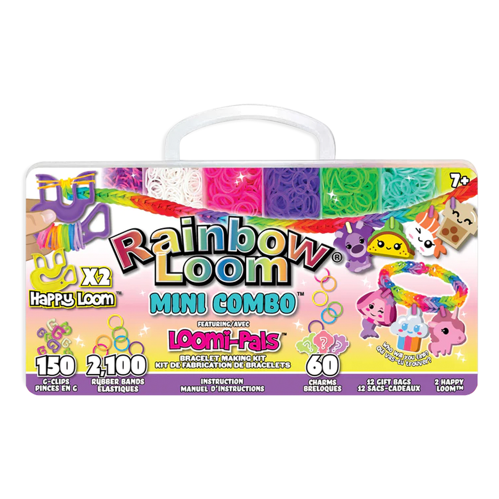 Rainbow Loom® Mega Combo Set™ Loomi-Pals™ & Sticker Pendants Bracelet  Making Kit