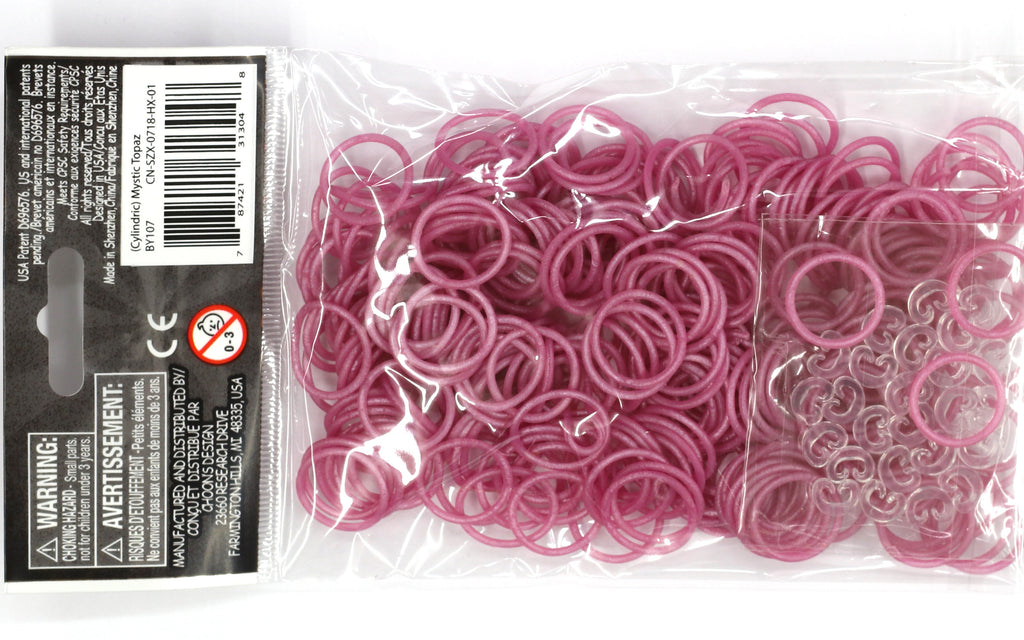 Cousin DIY Red Rubber Bands with S Clips - 624pc