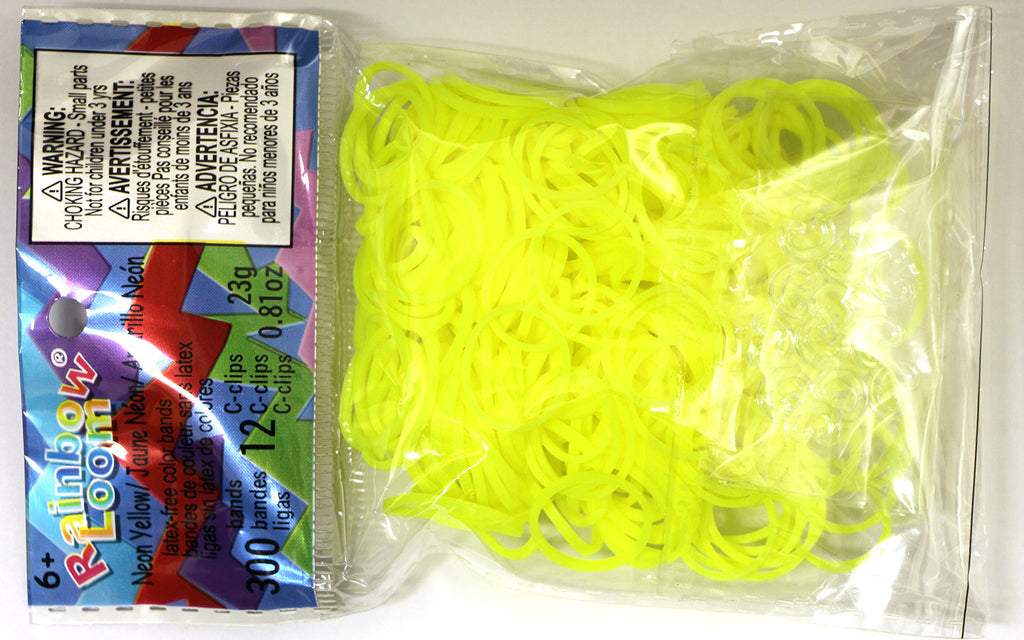 Rainbow Loom® Authentic Rubber Bands, Silicone Mixed Neon 300-band