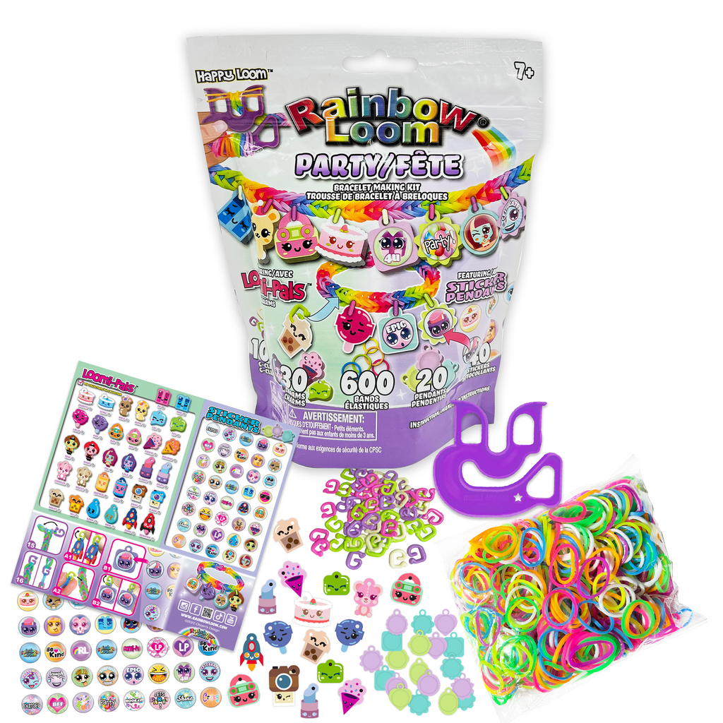 Rainbow Loom Loomi-Pals Glow in The Dark Mega Combo Set, for  Boys & Girls Ages 7+ : Toys & Games
