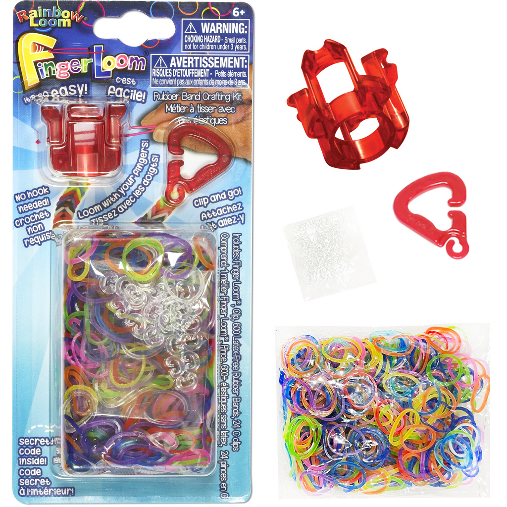 7355 – Latex Free Wonder Loom® Band Refill Set – Primary – 8000