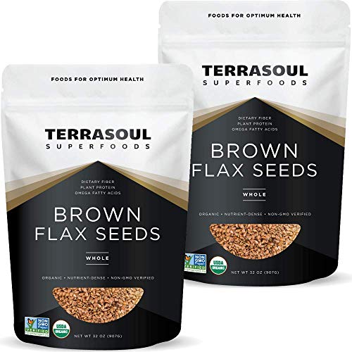 Terrasoul Superfoods Organic Brown Flax Seeds 4 Lbs 2 Pack Ninelife Russia