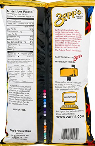 Zapp S New Orleans Kettle Style Voodoo Potato Chips 9 Oz Party Size B Ninelife Russia