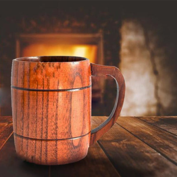 pil Reparatie mogelijk Melodieus Wooden Beer Viking Mug (350ML) - Vikings Roar