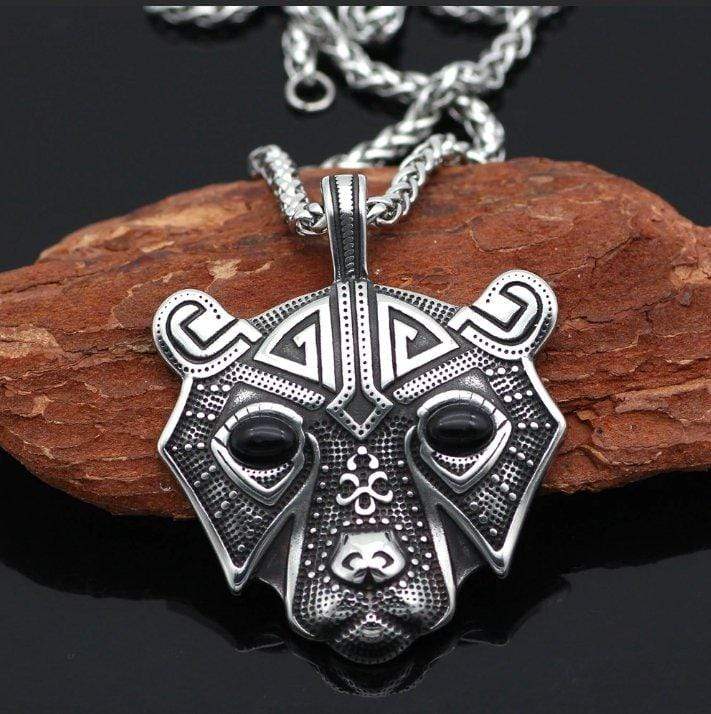 viking bear pendant