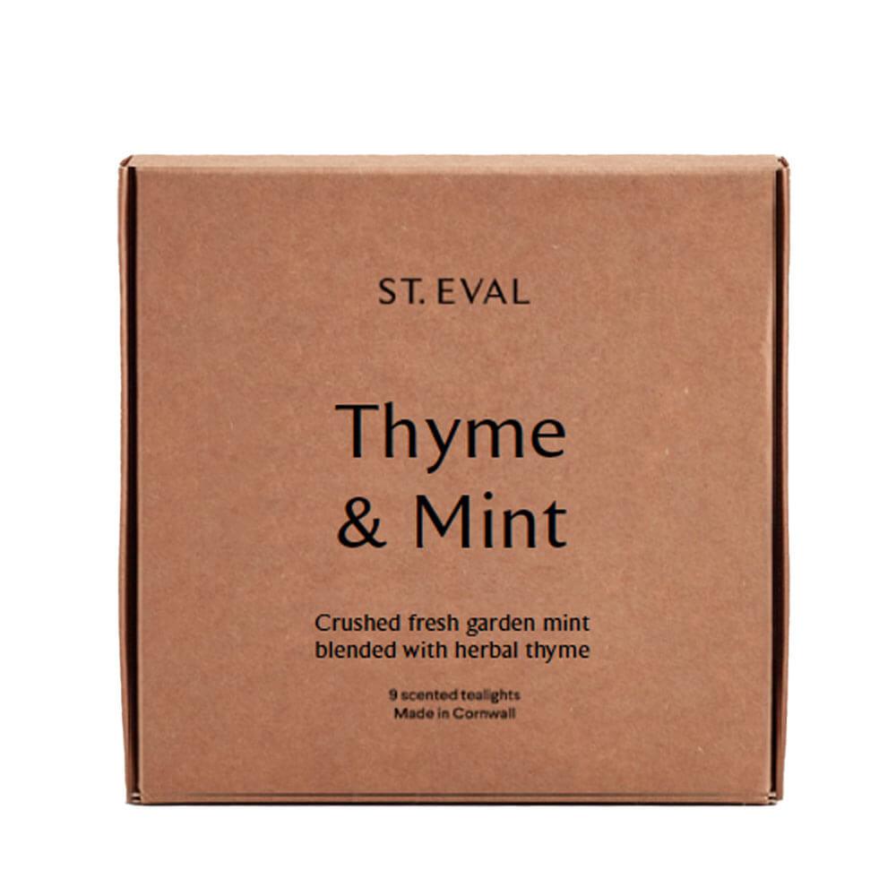 ST. Eval Thyme And Mint Scented Candle Tin - Candles Direct