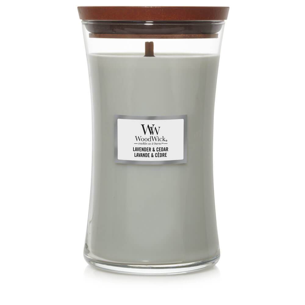 WoodWick® White Teak Large Hourglass Candle 