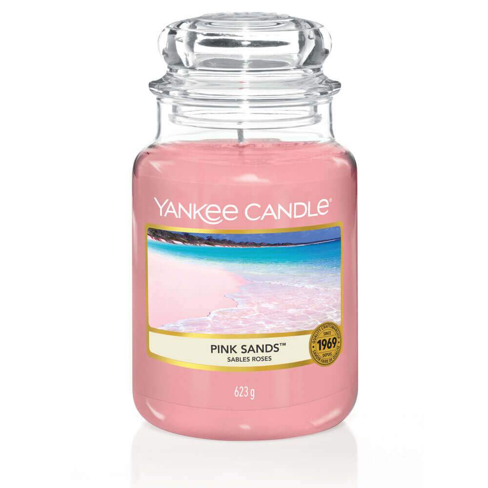 Yankee Candle Jar Candle, 19 oz., Pink Island Sunset