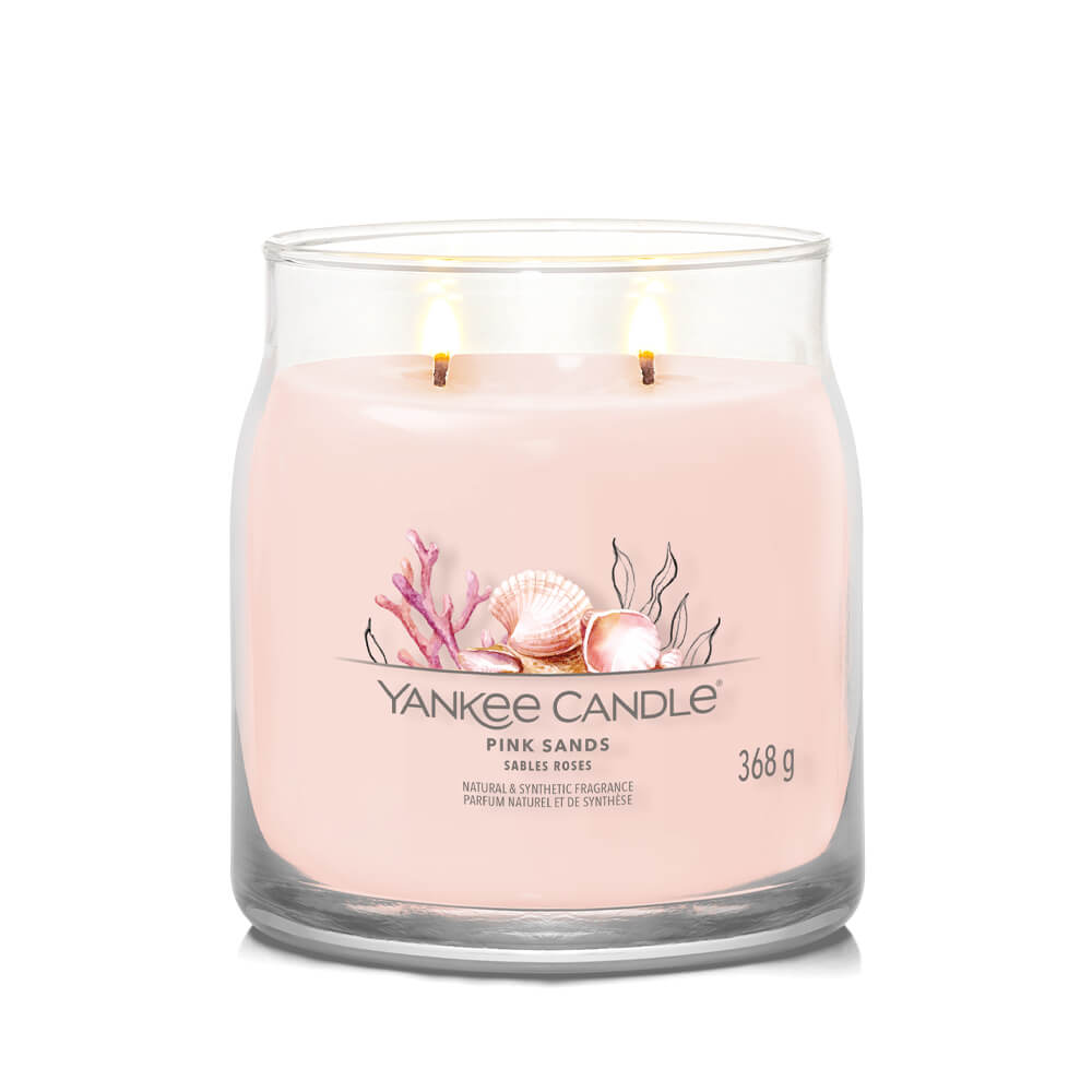 WoodWick Candles Melon & Pink Quartz Medium Hourglass