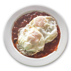 huevos con pisto los tomillares