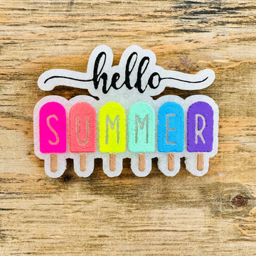 “Hello Summer” Popsicle Car Freshie