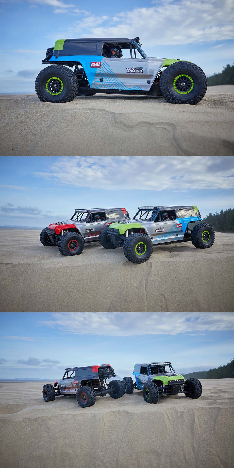 YIKONG YK4073 Trailbreaker TB7 Desert Baja Bronco 1/7 RC Car 2.4GHz 4WD 6S Crawler Climbing Car Toys