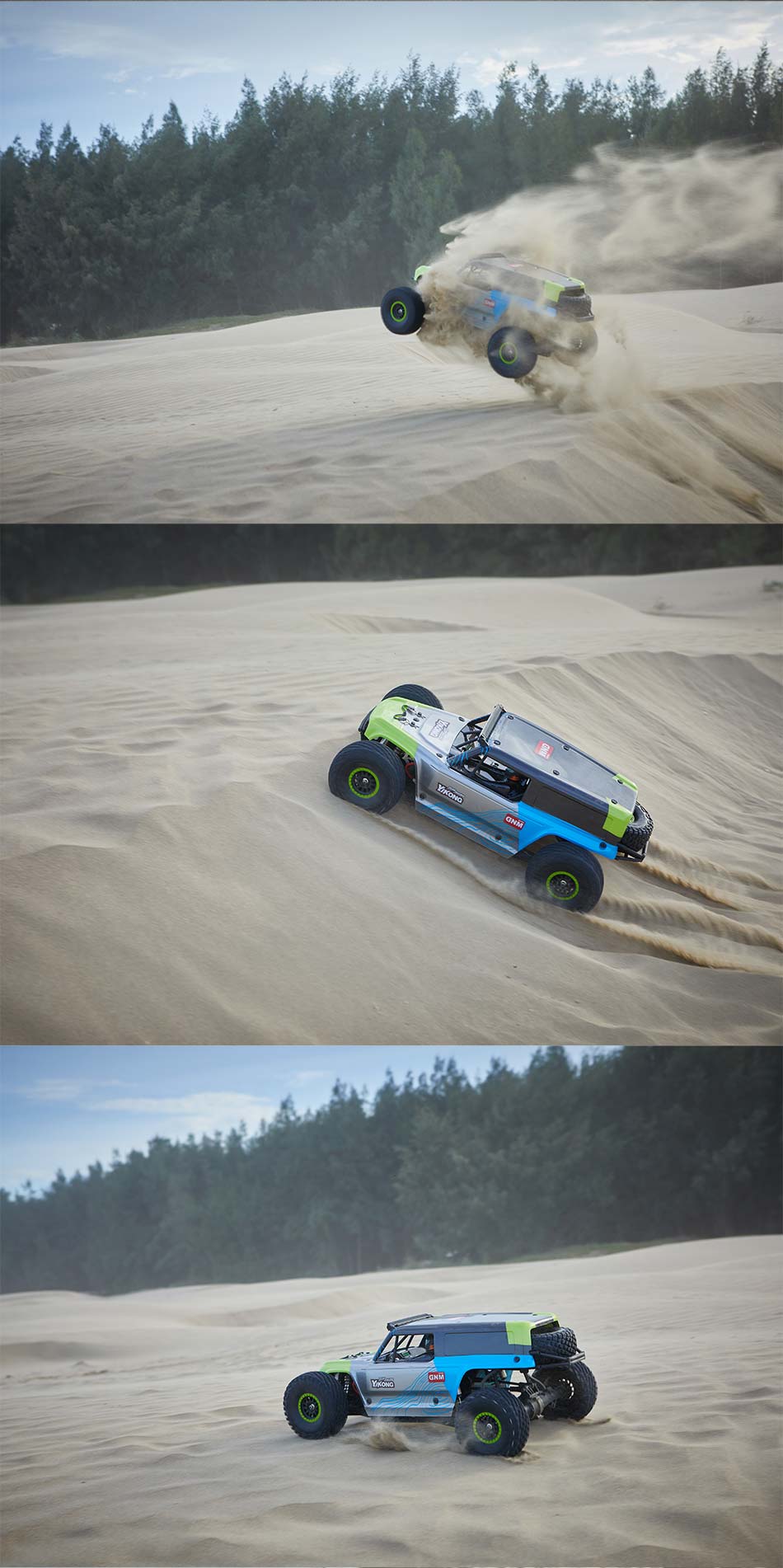 YIKONG YK4073 Trailbreaker TB7 Desert Baja Bronco 1/7 RC Car 2.4GHz 4WD 6S Crawler Climbing Car Toys