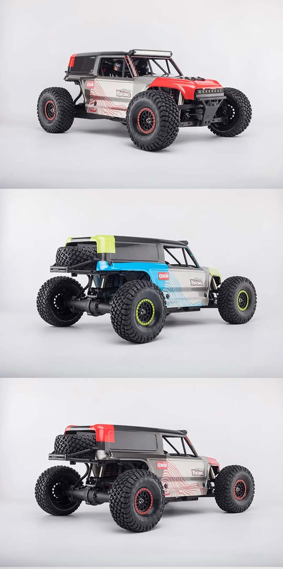 YIKONG YK4073 Trailbreaker TB7 Desert Baja Bronco 1/7 RC Car 2.4GHz 4WD 6S Crawler Climbing Car Toys