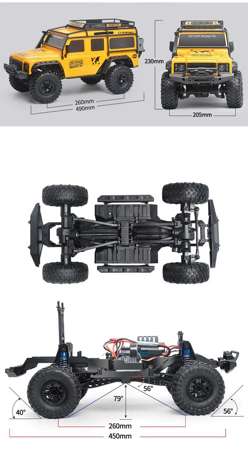 Kayhobbies - Onlineshop für RC Cars - Drift - Crawler - Rock Crawler Zubehör  Combo Set für 1/18 1/16 RC (passend für TRX-4M)