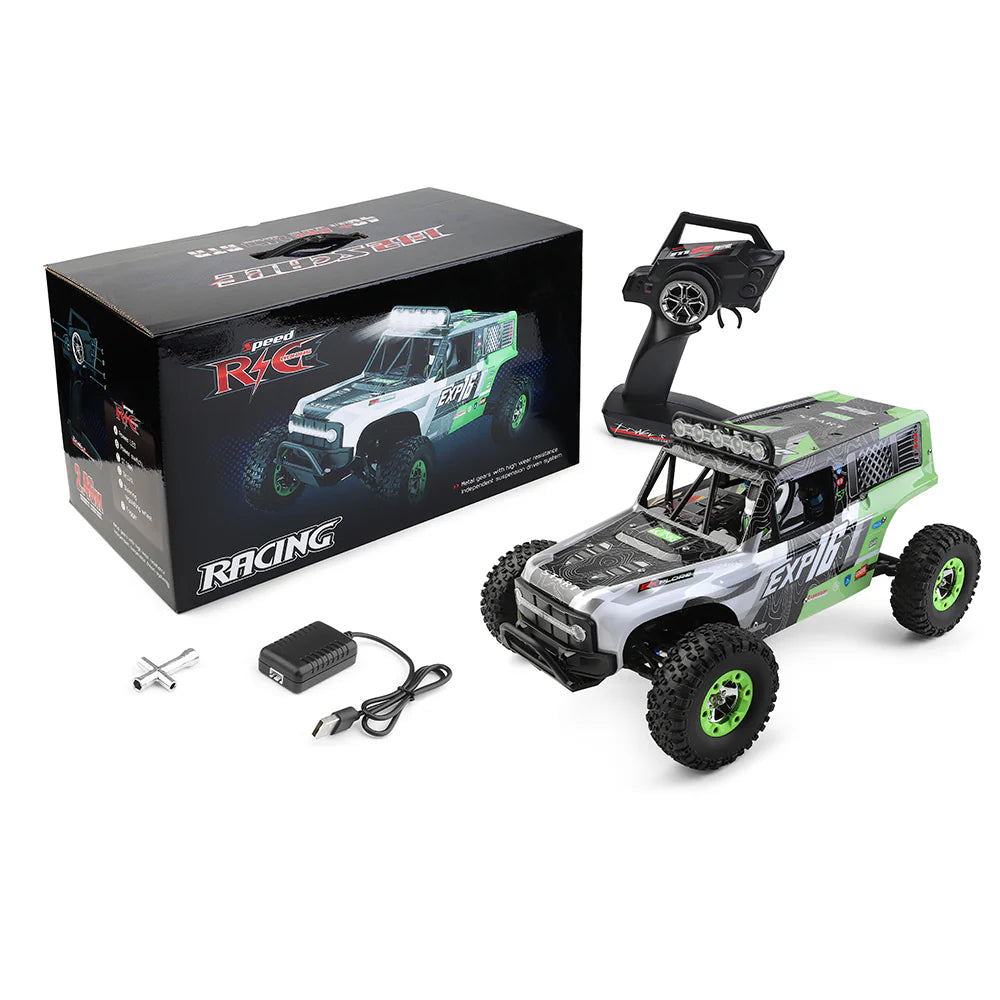 Wltoys 124006 4WD RC Car 1/12 RC Rock Crawler RTR with LED Lights