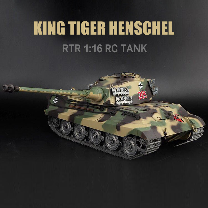 Heng Long 1/16 Upgraded Full Metal German Tiger I Rtr Rc Tank 3818