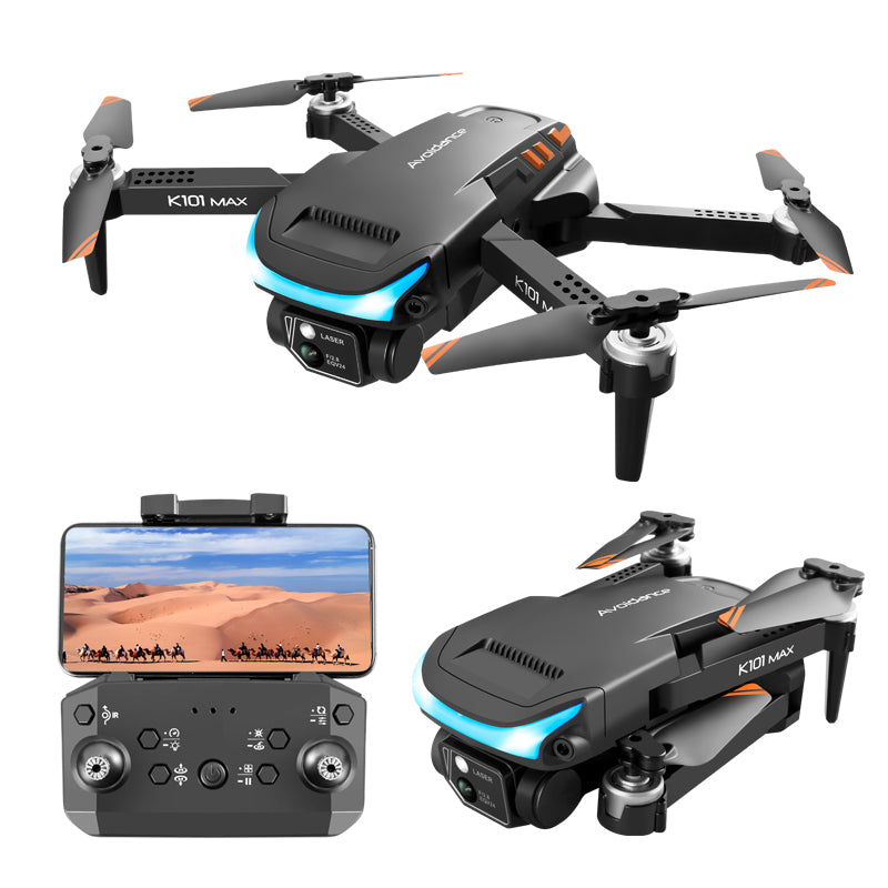 k99 max drone avec caméra hd 4k mini drone photographie à trois voies  évitement d'obstacle k99max rc quadcopter