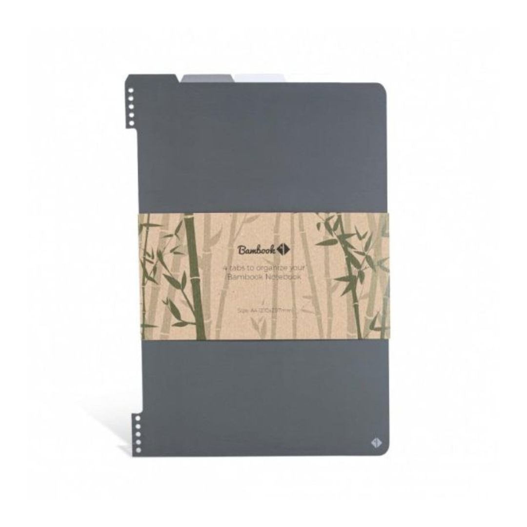 Bambook A4 Tabbladen: organiseer je Bambook A4 notitieboek met herbruikbare tabbladen