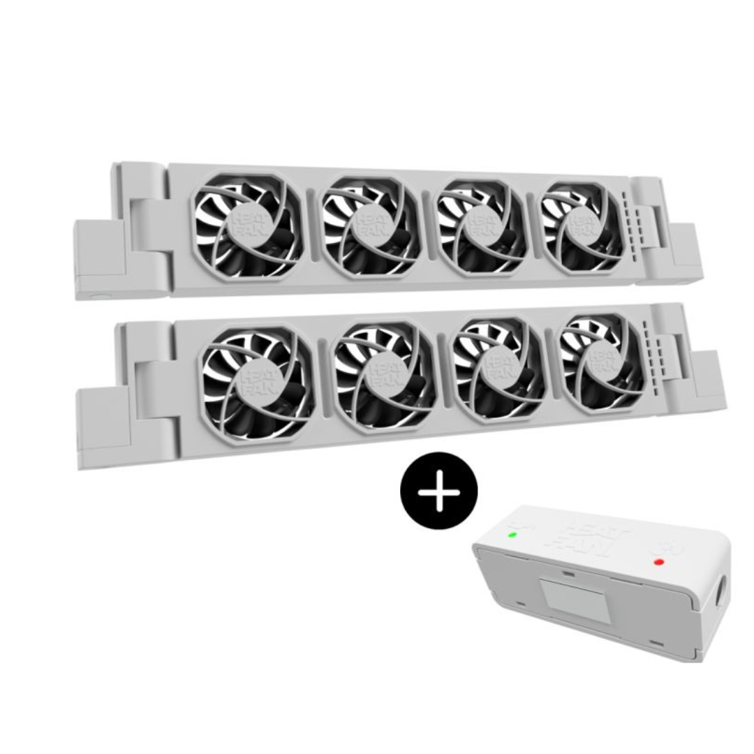 Radiatorventilator set van 2 x 4