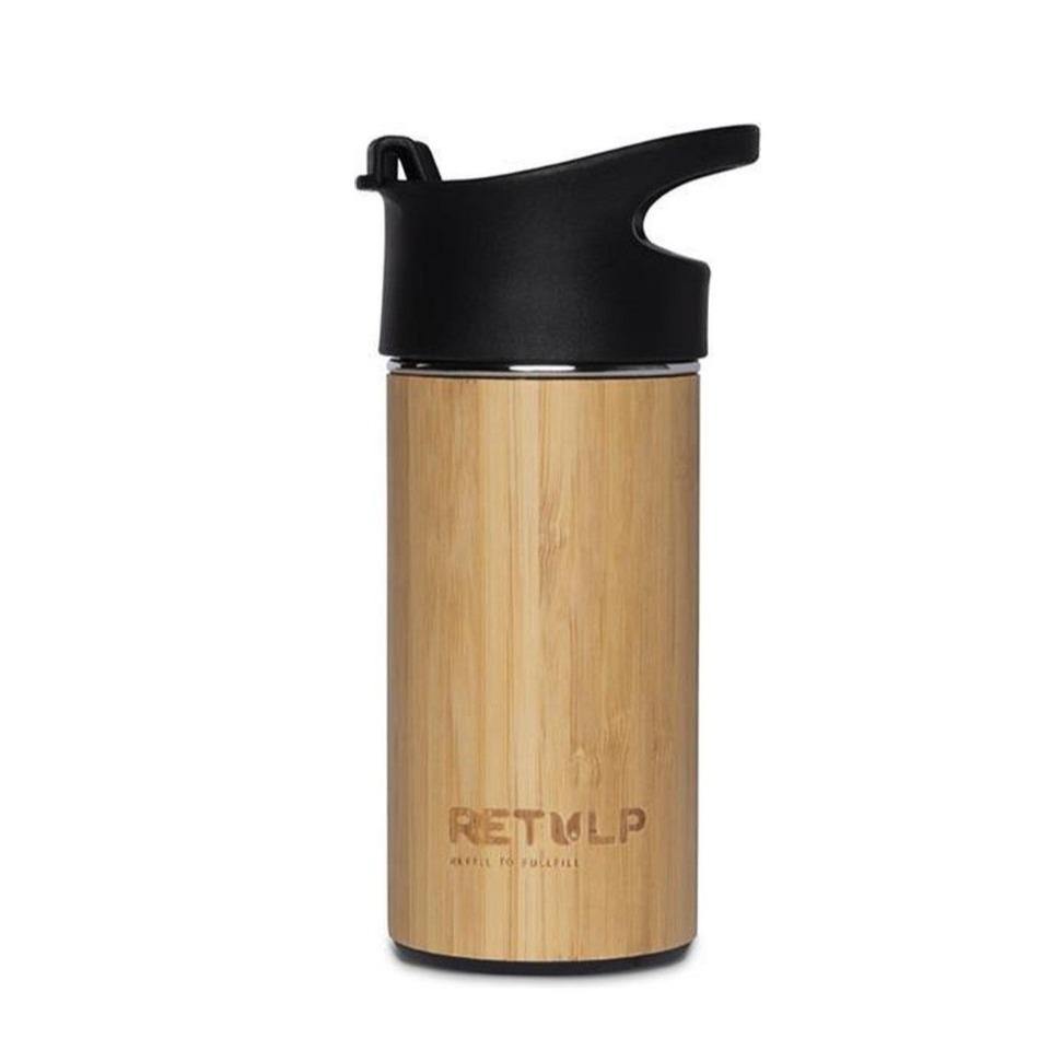 Bamboe thermos fles