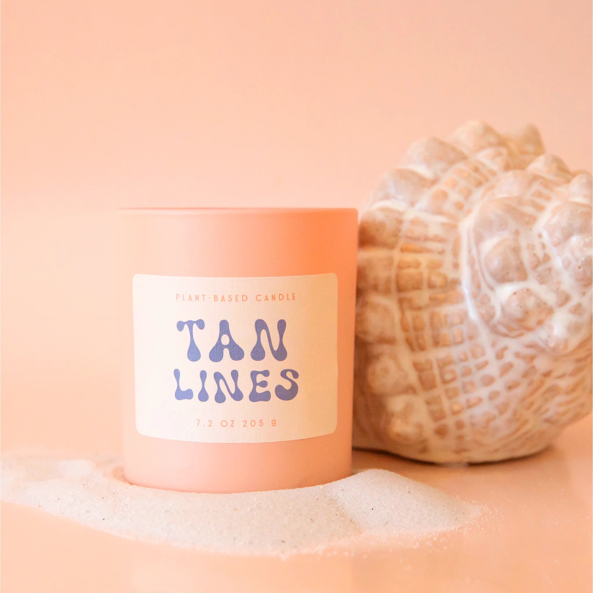 TAN LINES SUN GLASS CANDLE