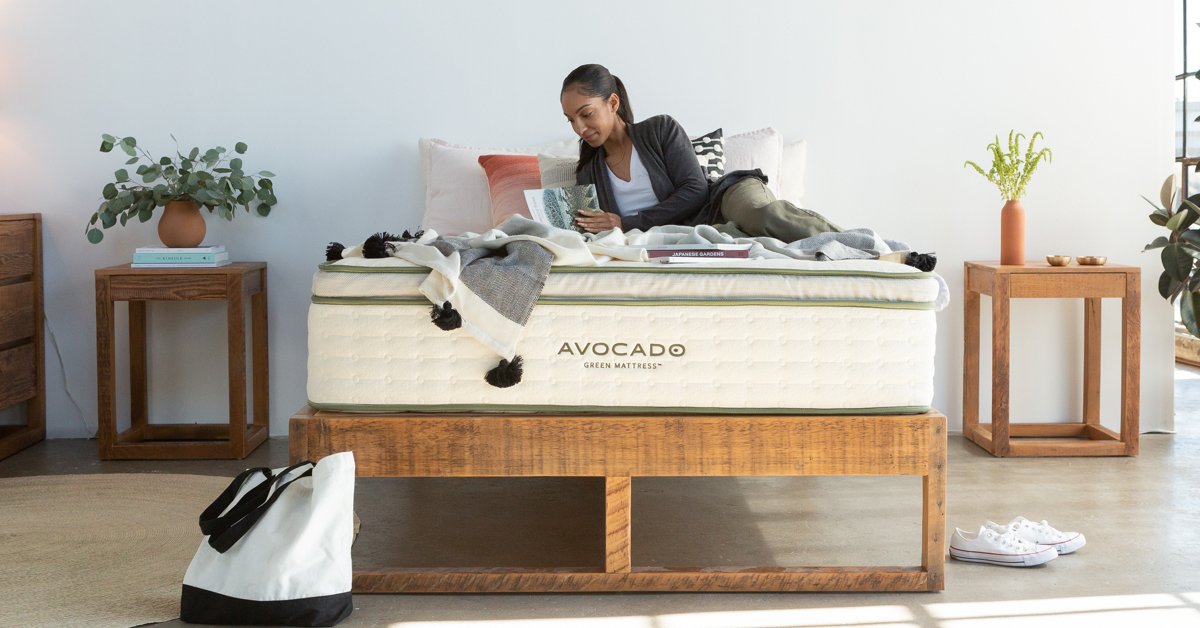 Under Bed Storage  Avocado Green Mattress