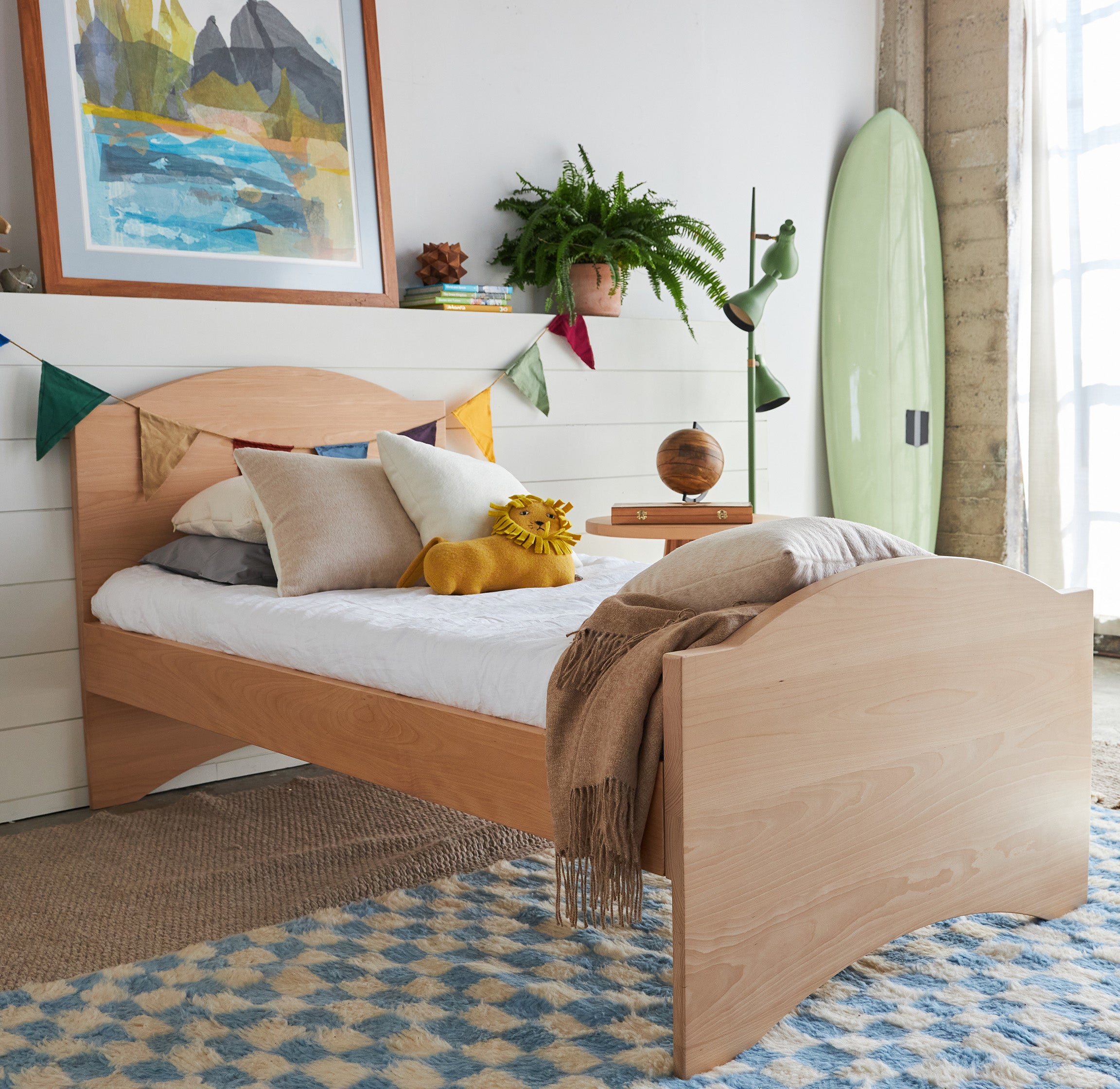 grond Uithoudingsvermogen Echter Trundle Bed Frame for Kids Bedroom | Avocado Green Mattress®