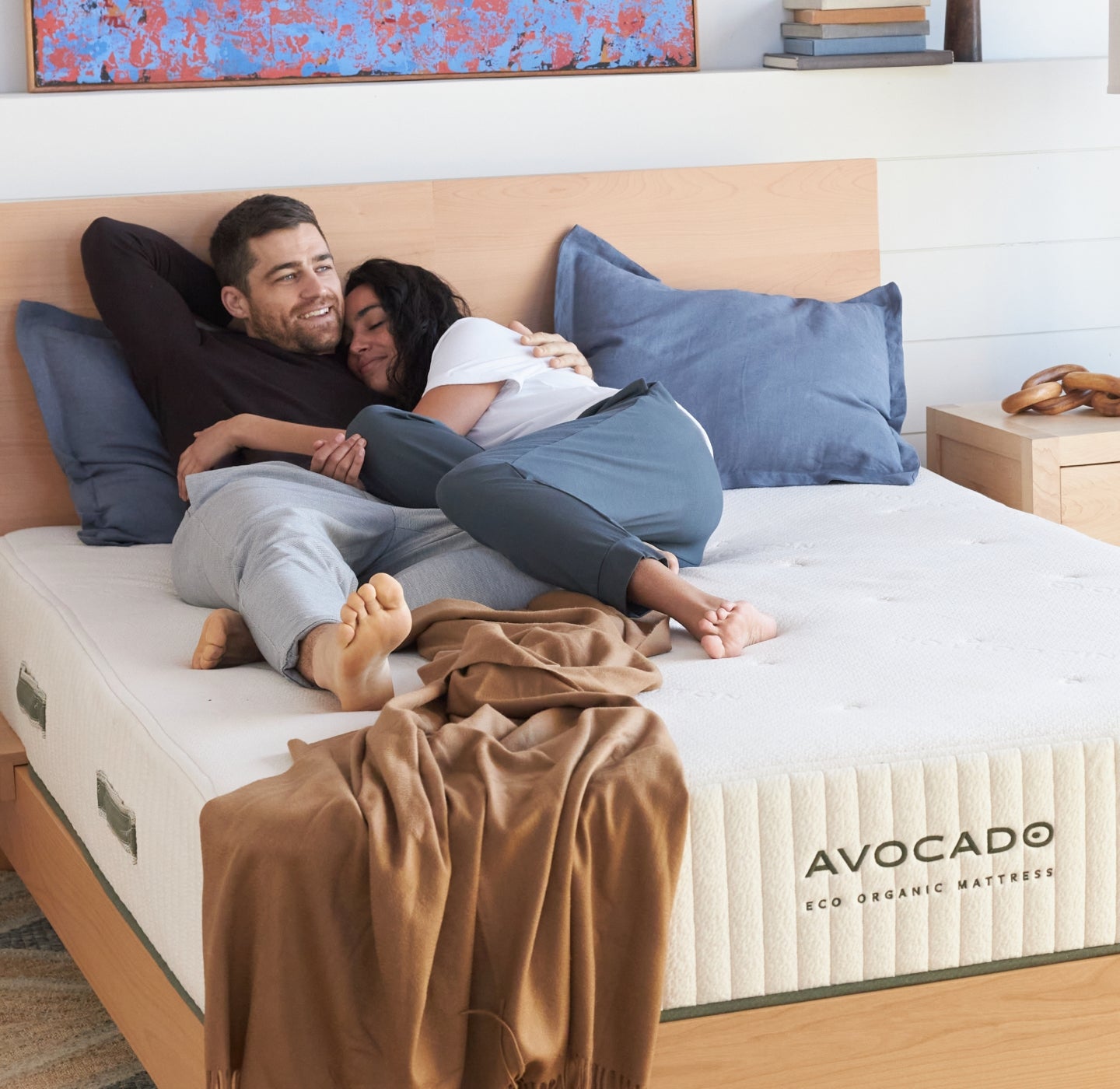 Under Bed Storage  Avocado Green Mattress