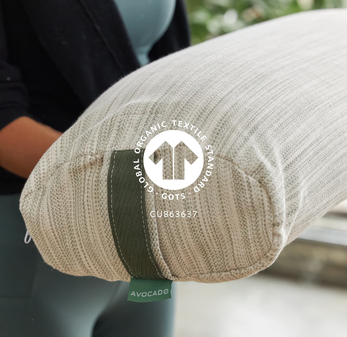 Organic Meditation Yoga Bolster