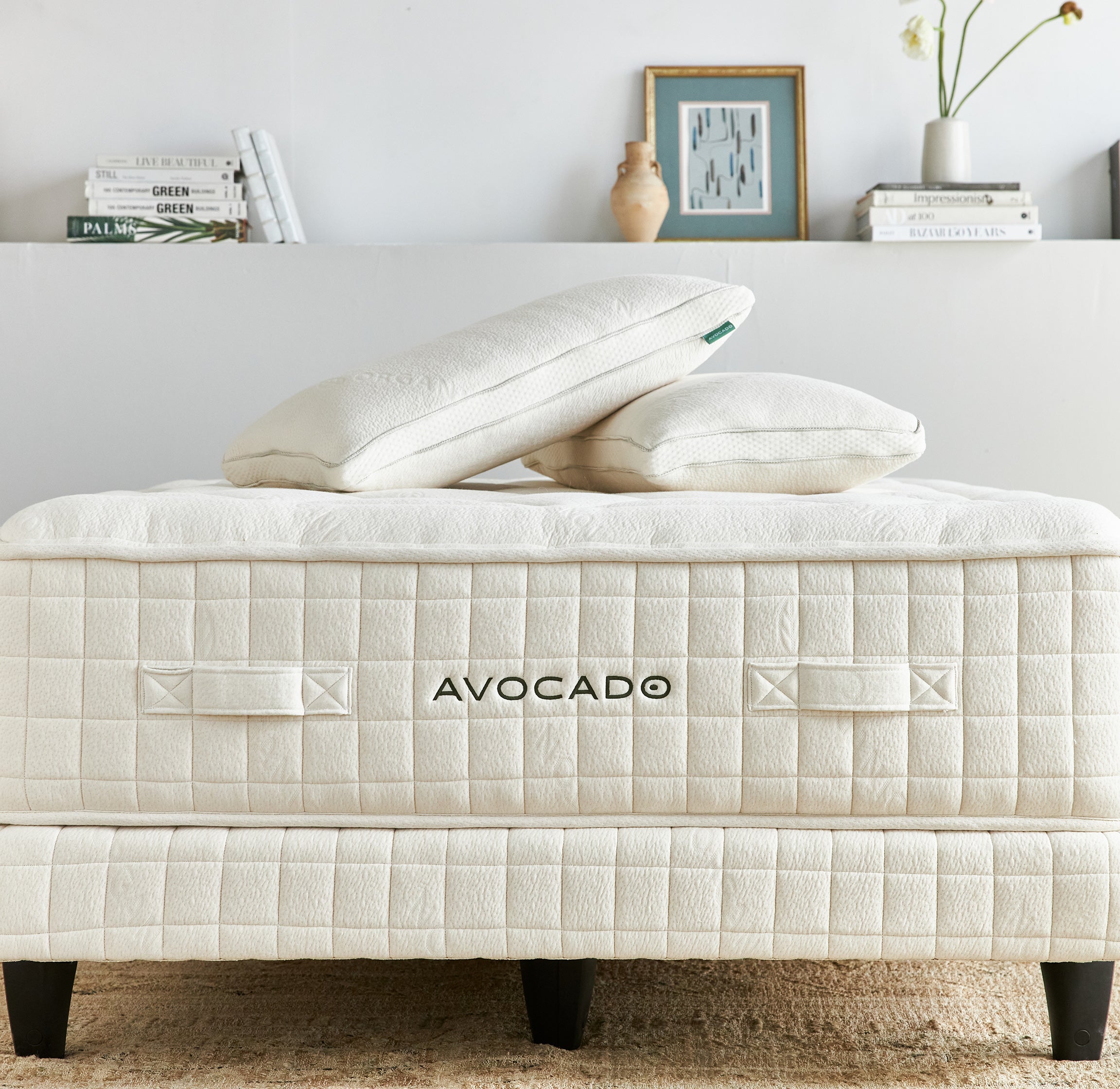 Avocado Green Mattress Luxury Washcloth - Oatmeal