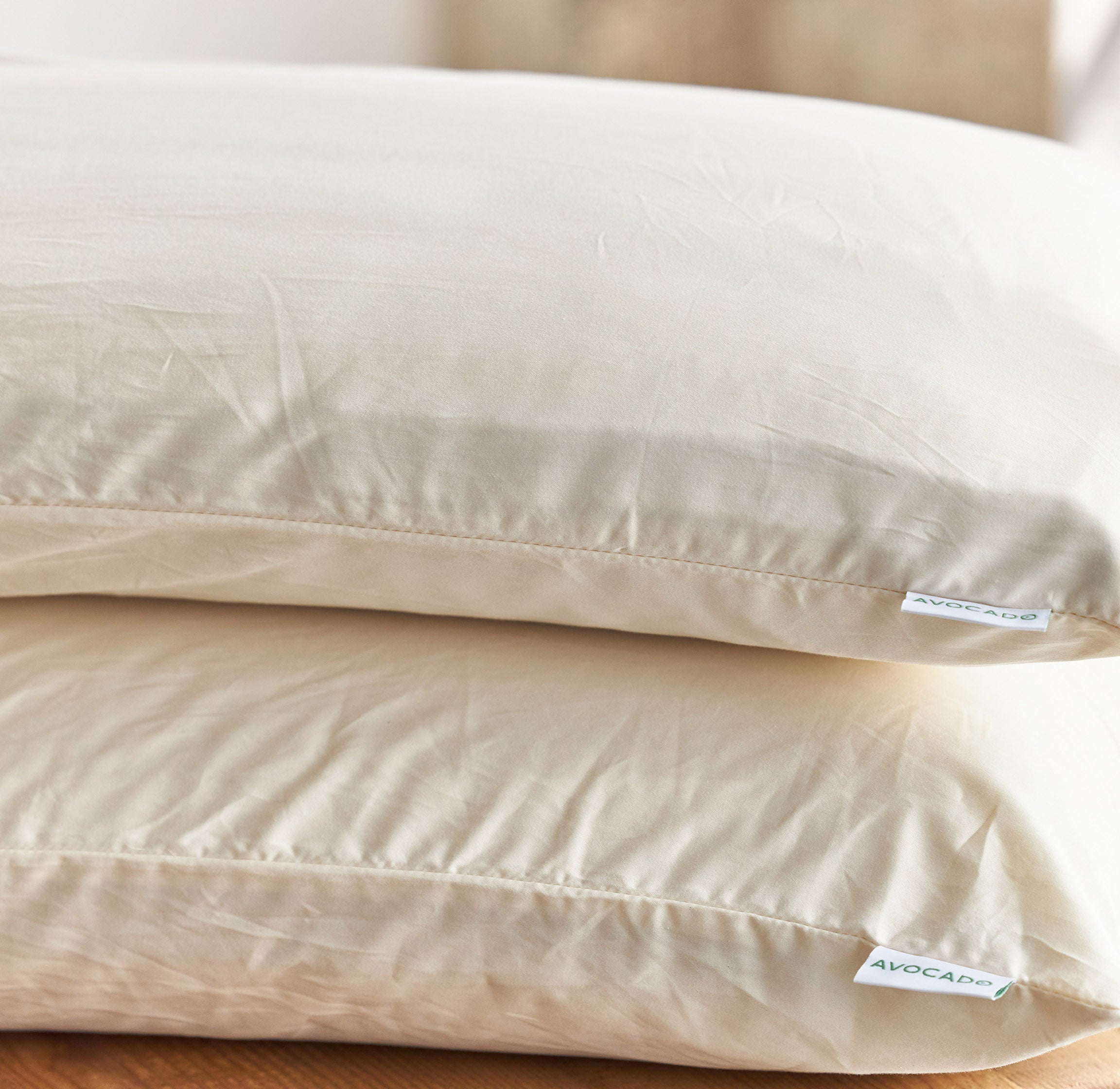 Organic Pillow Protectors | Natural & Organic Cotton | Avocado Green ...