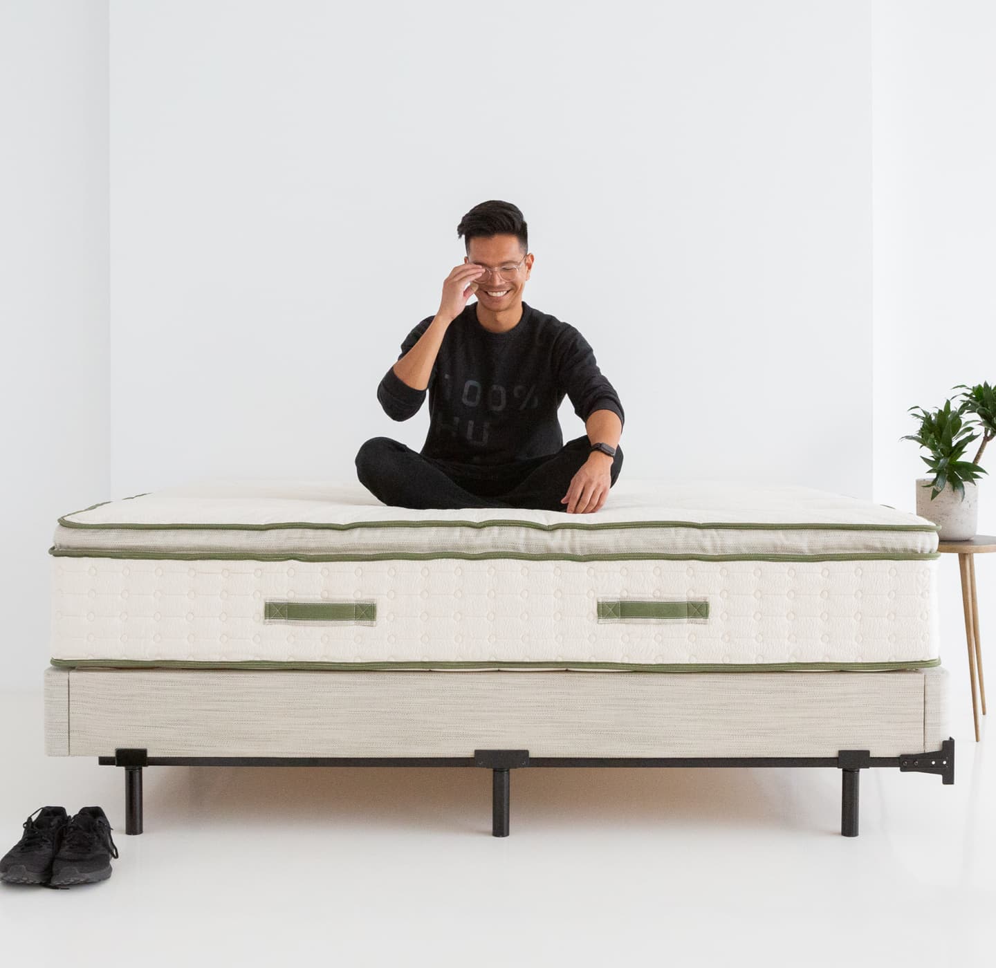 Under Bed Storage  Avocado Green Mattress