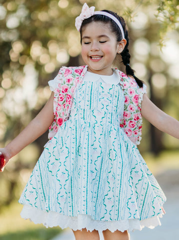 Pinafore Set - Cherry Gingham