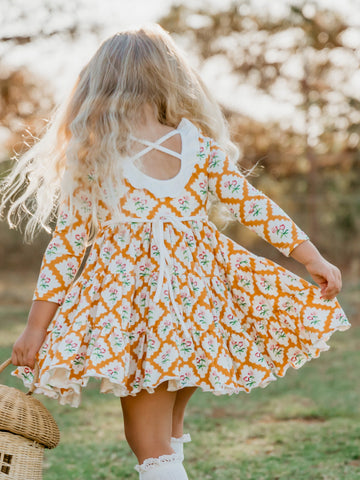 Flair Dress - Mustard Petit Four