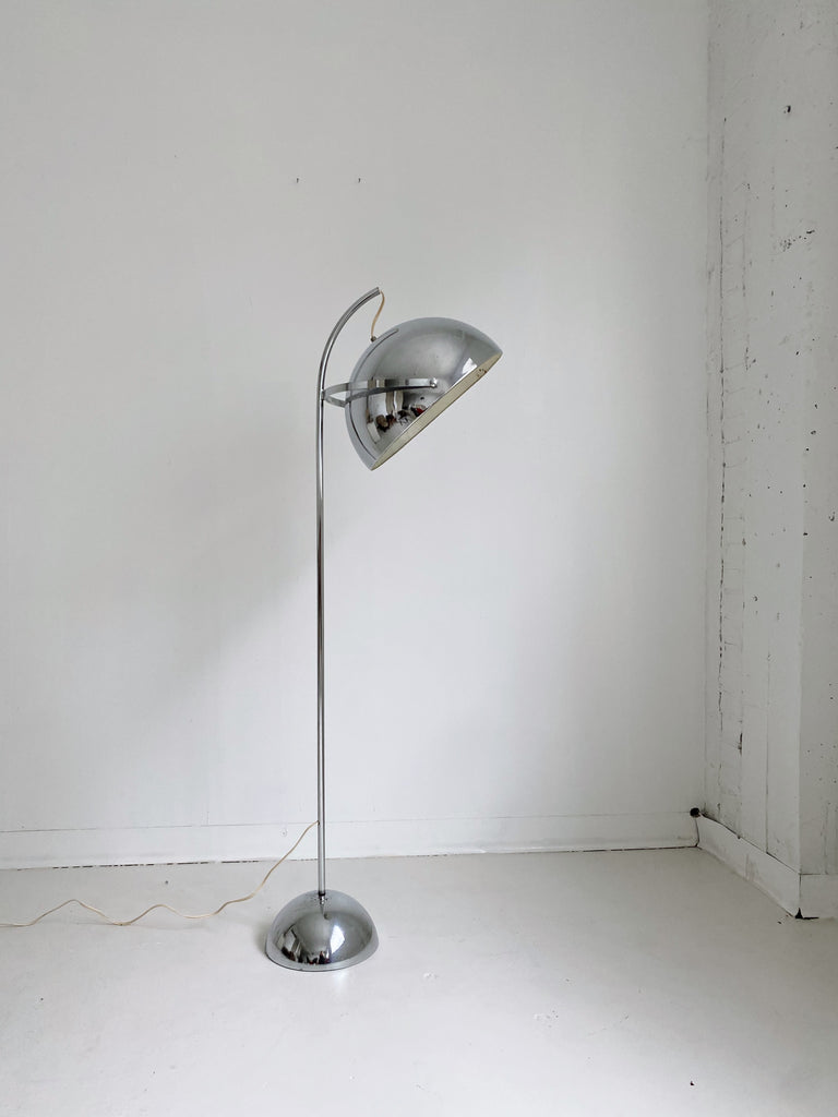 chrome ball floor lamp