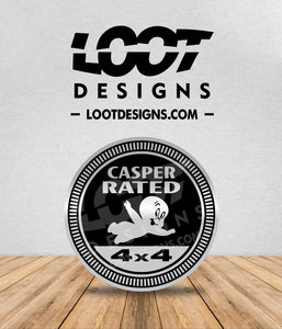 CASPER RATED Badge for Offroad Vehicle