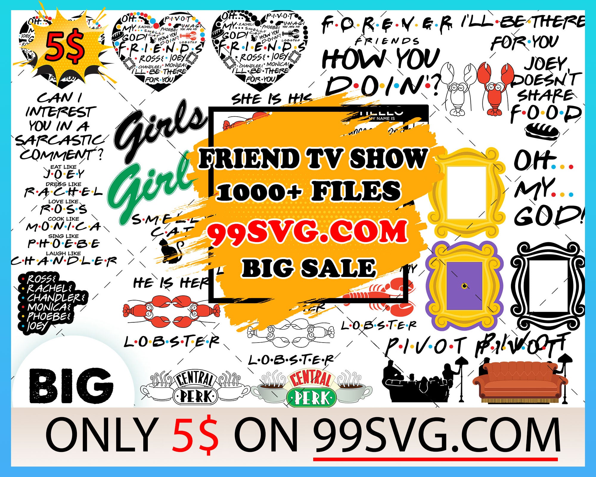 Free Free 124 Friends Tv Show Svg Bundle SVG PNG EPS DXF File