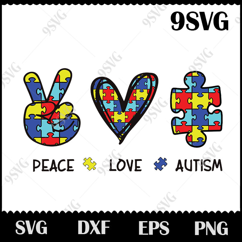 Free Free 300 Love Autism Svg SVG PNG EPS DXF File