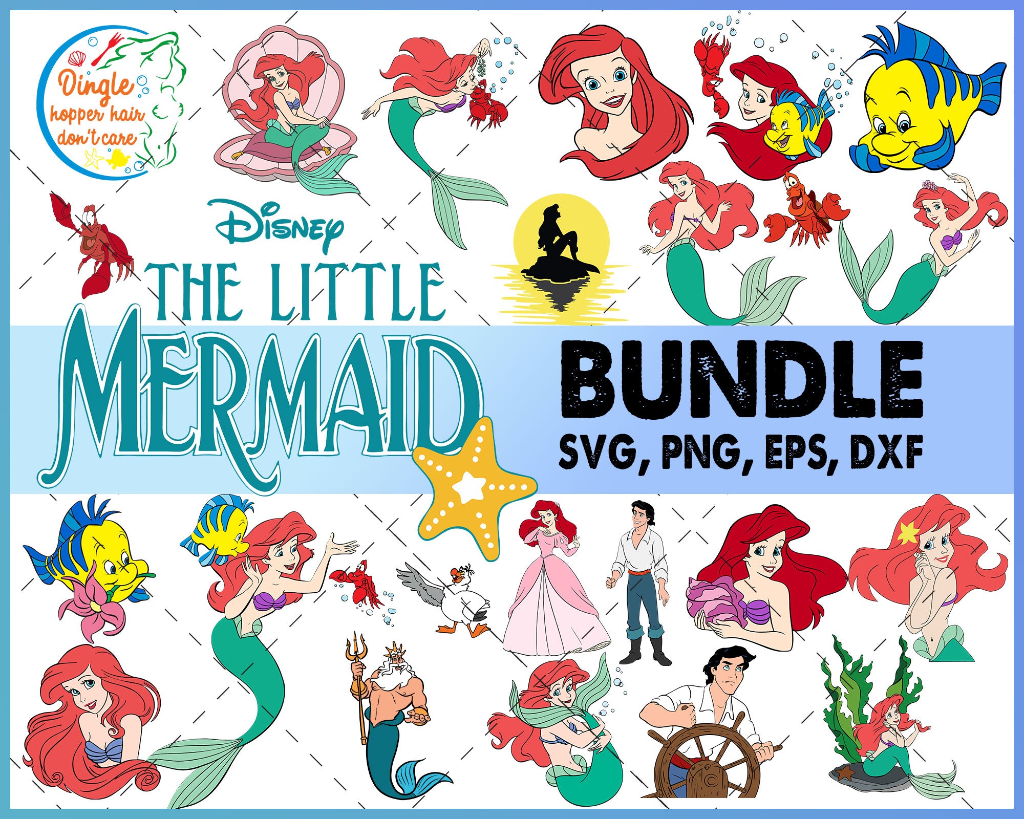 Free Free 233 Mermaid Princess Svg SVG PNG EPS DXF File